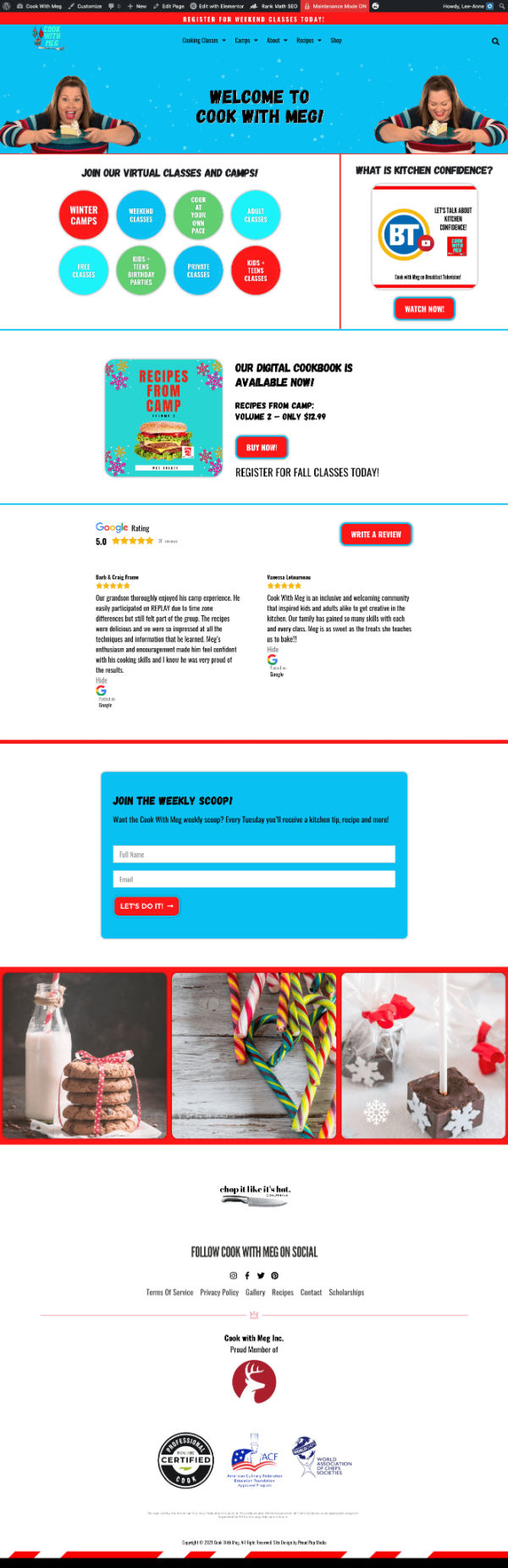 seasonal website