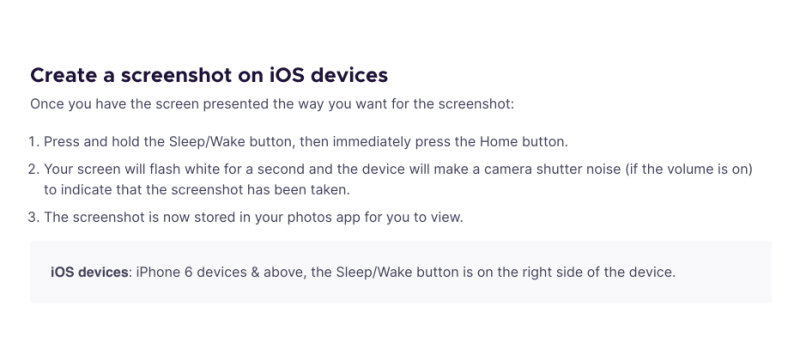 take a screenshot, firefox